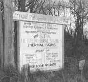 Spa Sign, 1935